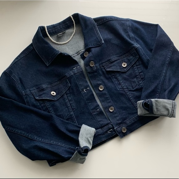 Cropped denim jacket, Simons/Icône - Picture 1 of 2